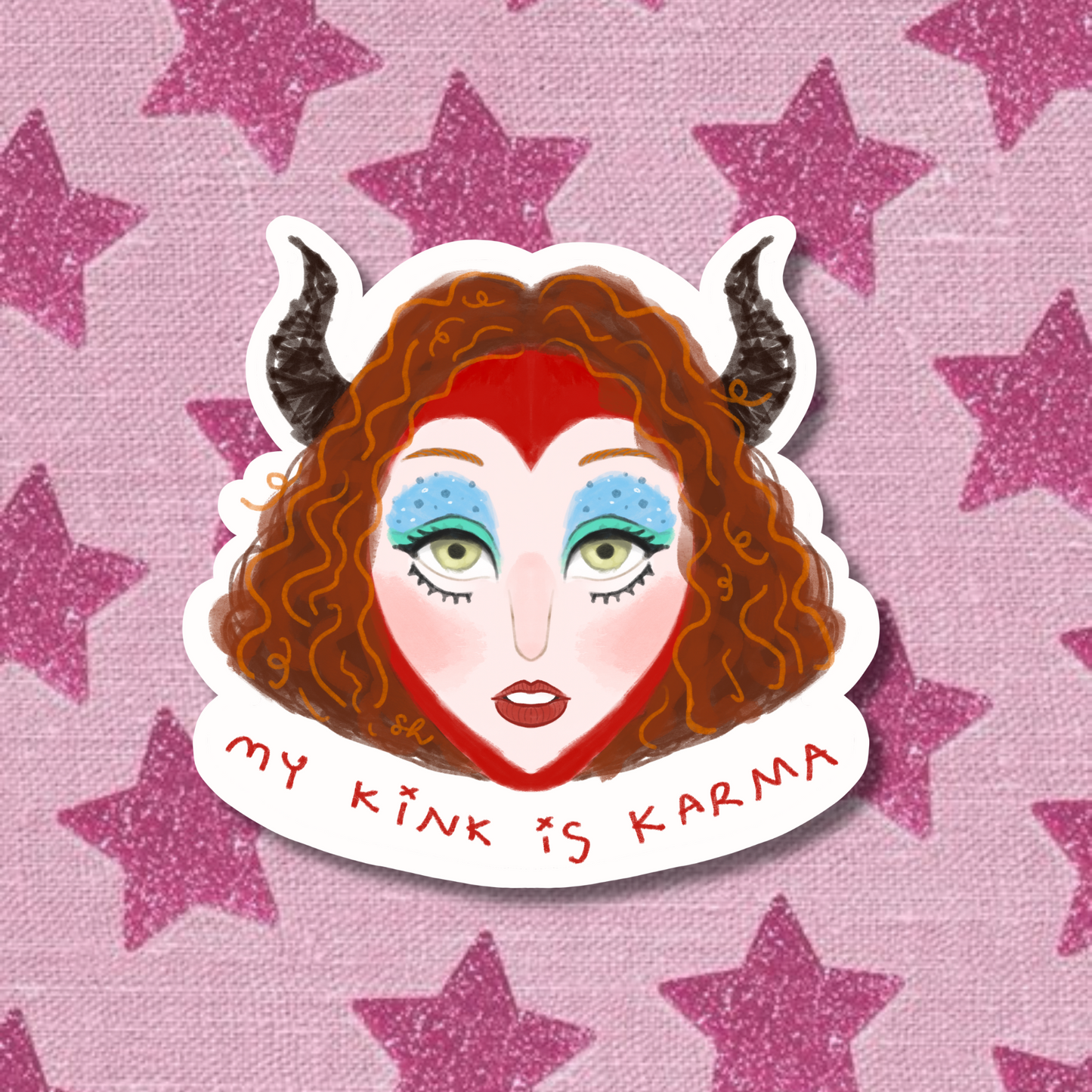 'My Kink Is Karma' Chappell Roan Sticker | Laminated Matte Vinyl