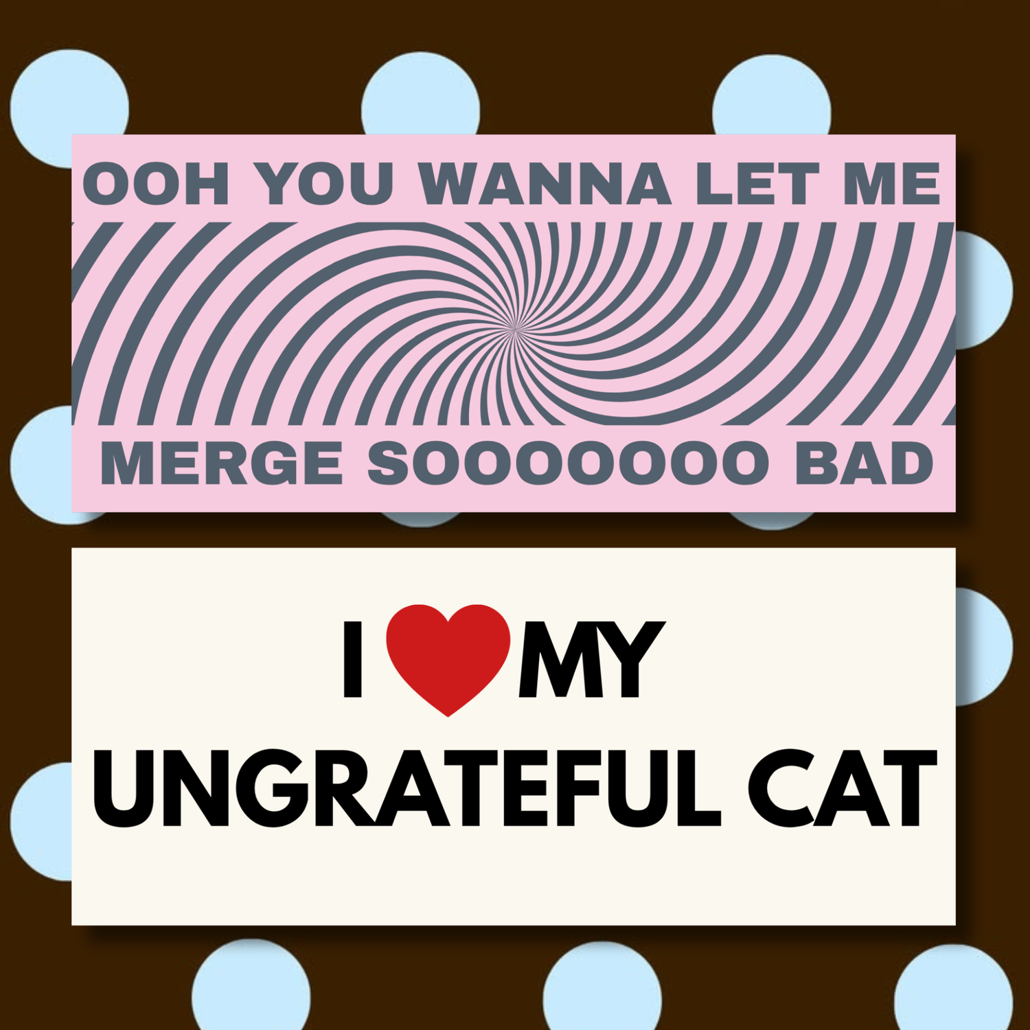 bumper stickers