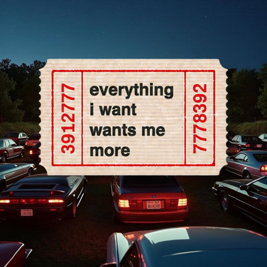 Eeverything I Want Wants Me More Sticker | Matte Laminated Vinyl