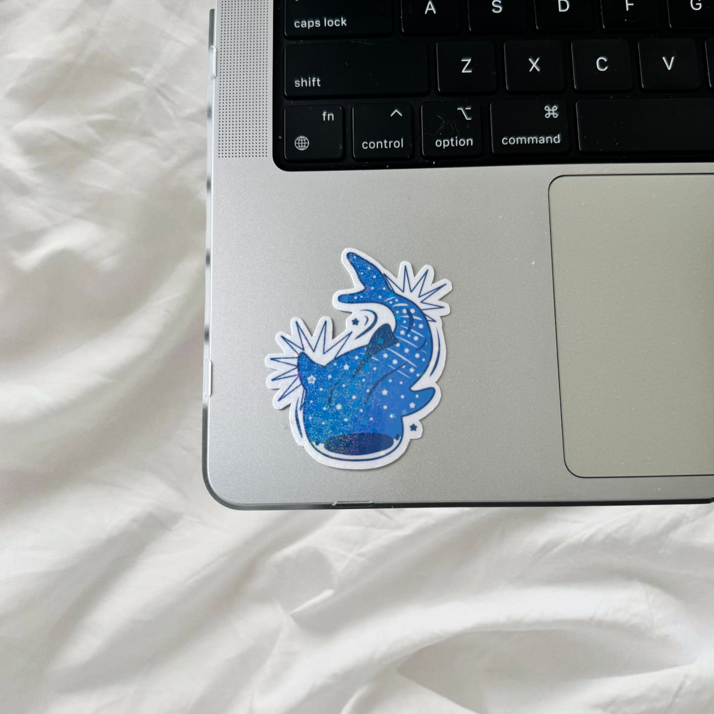 Marine Life  Sticker | Holographic Stardust Laminated Vinyl