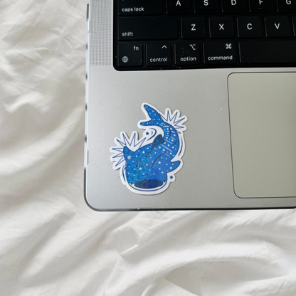 Marine Life  Sticker | Holographic Stardust Laminated Vinyl