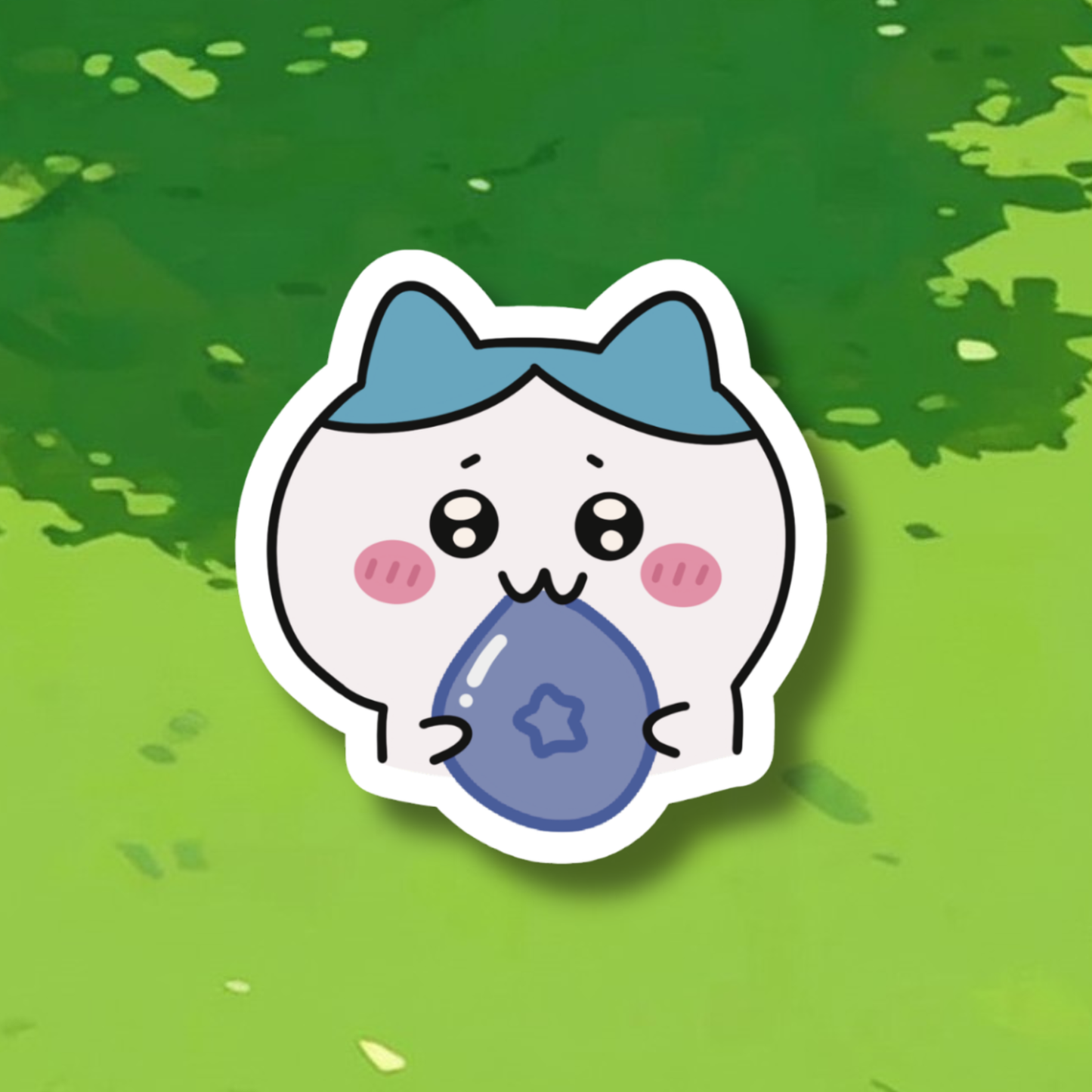 Chiikawa, Hachiware & Usagi Sticker | Holographic Sparkle Laminated Vinyl