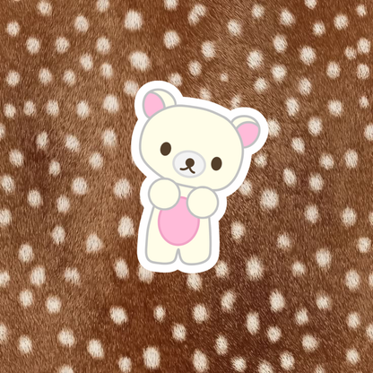 Rilakkuma & Korilakkuma Sticker | Matte Laminated Vinyl