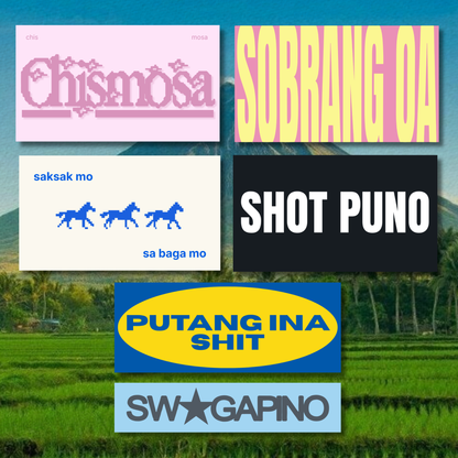 Swagapino Series [Philippines] Sticker | Matte Laminated Vinyl