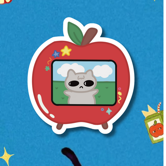 Apple TV Sticker | Holographic Sparkle Vinyl
