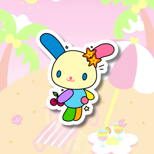 Usahana [Sanrio] Sticker | Glossy Laminated Vinyl