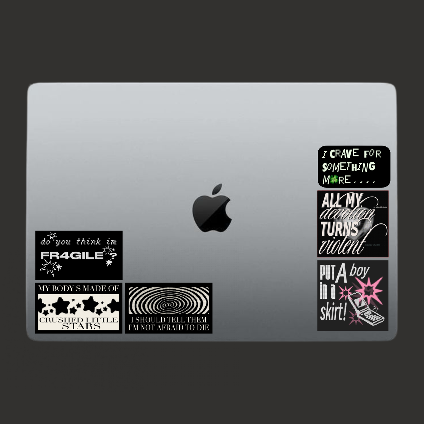 Fever Dream Files Stickers | Glitter Laminated Vinyl