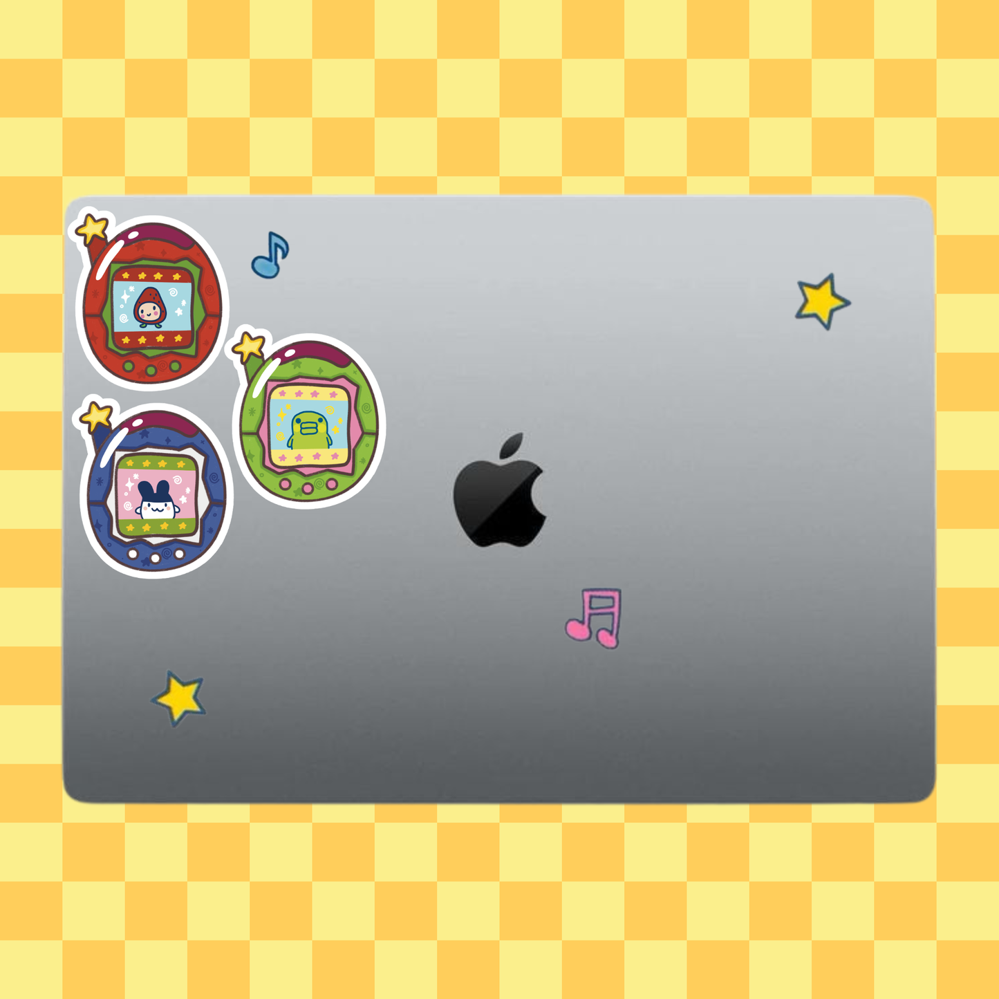 Tamagotchi Stickers | Matte Laminated Vinyl