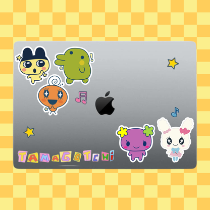 Tamagotchi Stickers | Matte Laminated Vinyl