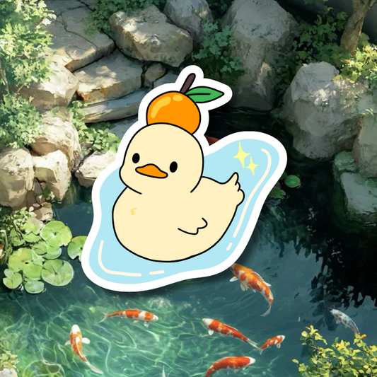 Duck Sticker | Glossy Laminated Vinyl