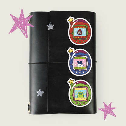 Tamagotchi Stickers | Matte Laminated Vinyl