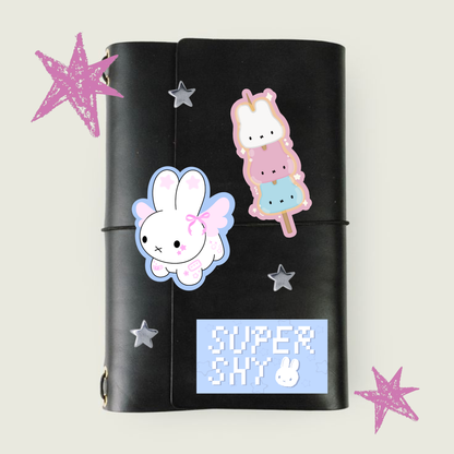 Miffy Sticker | Holographic Sparkles Laminated Vinyl