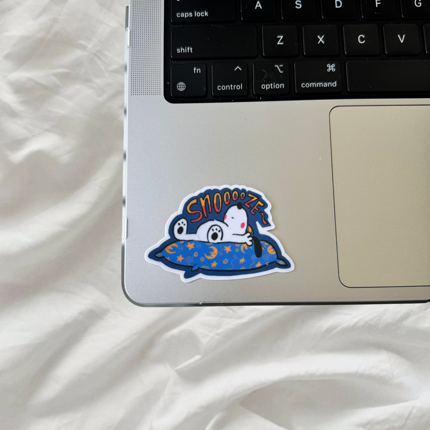 Moody Snoopy Sticker | Matte Laminated Vinyl