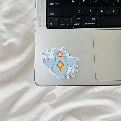 Marine Life  Sticker | Holographic Stardust Laminated Vinyl
