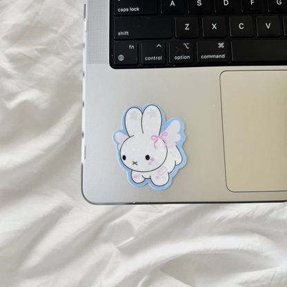 Miffy Sticker | Holographic Sparkles Laminated Vinyl