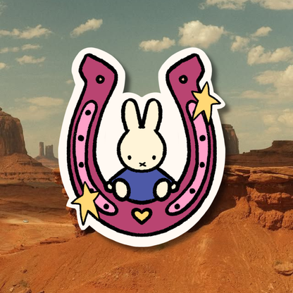 Rodeo Stickers [Miffy & Snoopy] | Matte Laminated Vinyl