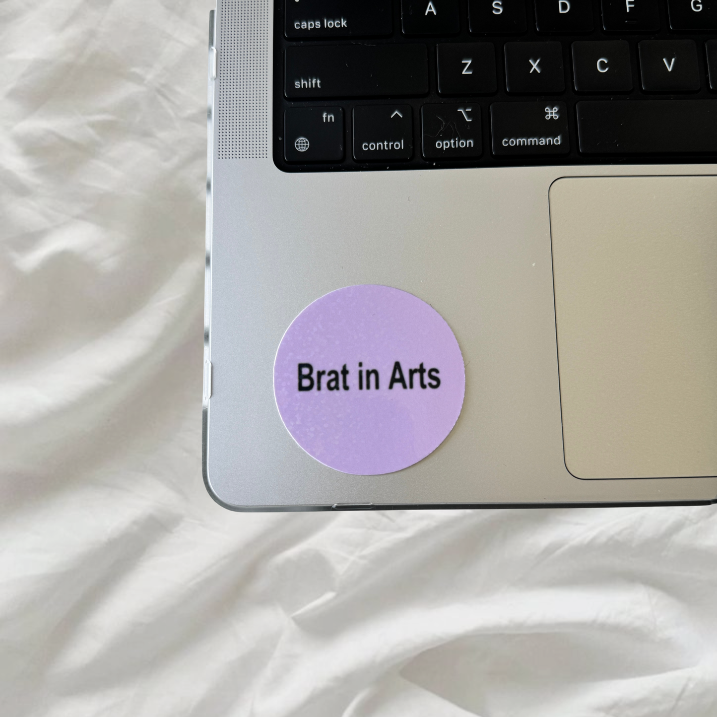 Brat Stickers | Holographic Dots Laminated Vinyl