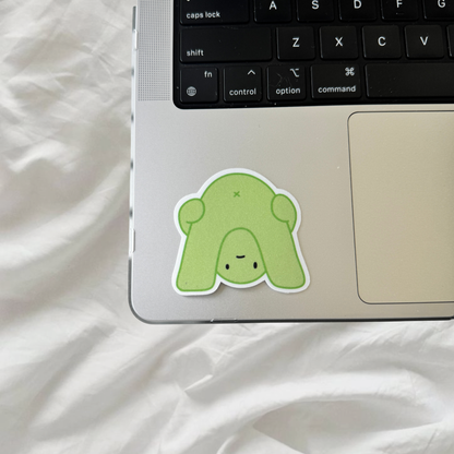 Smiski Sticker | Glitter Laminated Vinyl