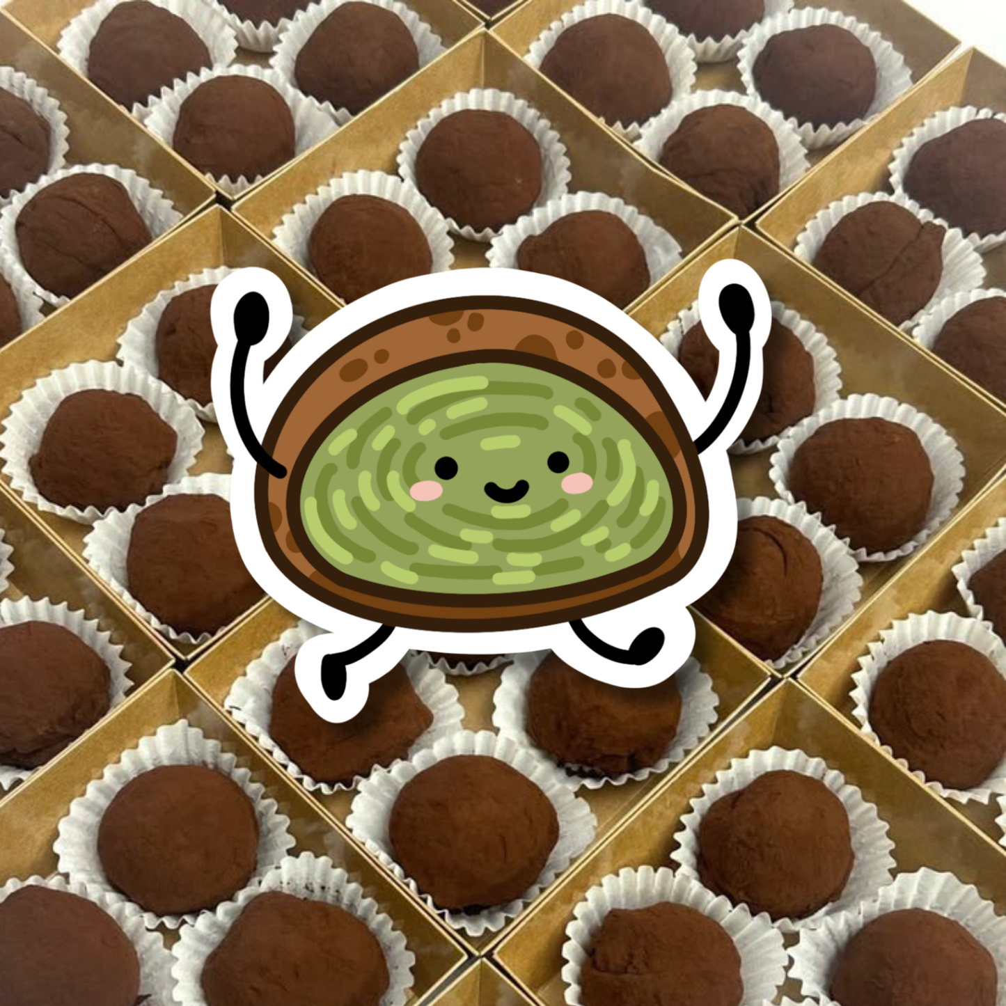 Dubai Chewy Cookie Sticker | Matte Laminated Sticker