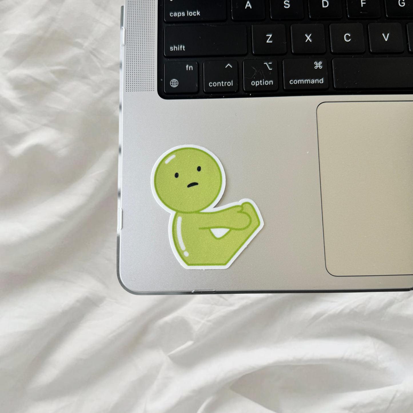 Smiski Sticker | Glitter Laminated Vinyl