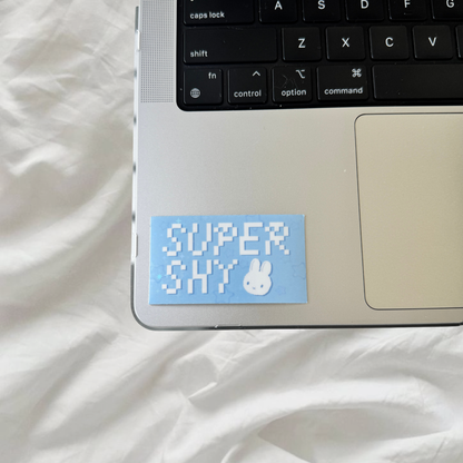 Miffy Sticker | Holographic Sparkles Laminated Vinyl