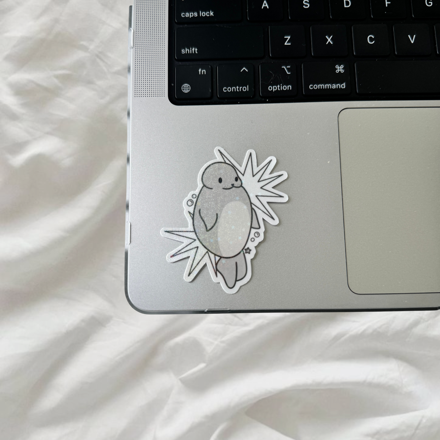 Marine Life  Sticker | Holographic Stardust Laminated Vinyl