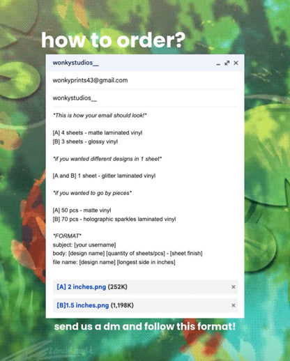 Custom Orders [DONT CHECK OUT]