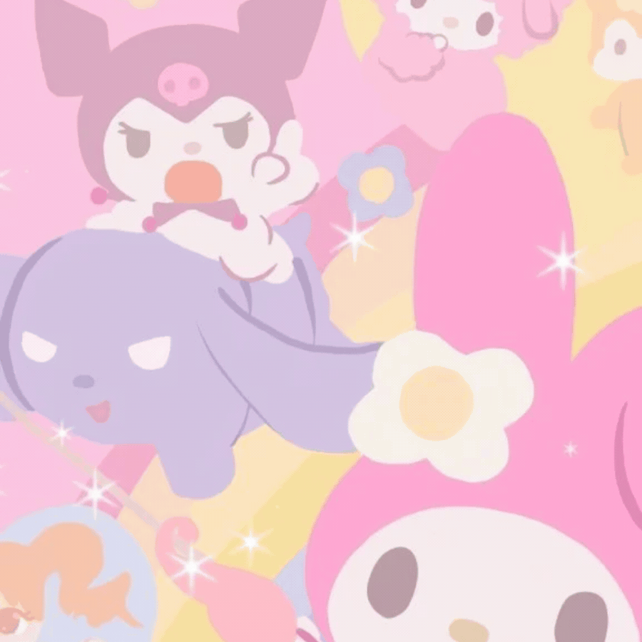 My Melody & Kuromi Sticker | Matte Laminated Vinyl