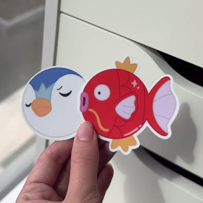 Pokemon Stickers | Matte, Holographic Stardust & Broken Glass Laminated Stickers