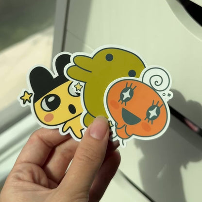 Tamagotchi Stickers | Matte Laminated Vinyl